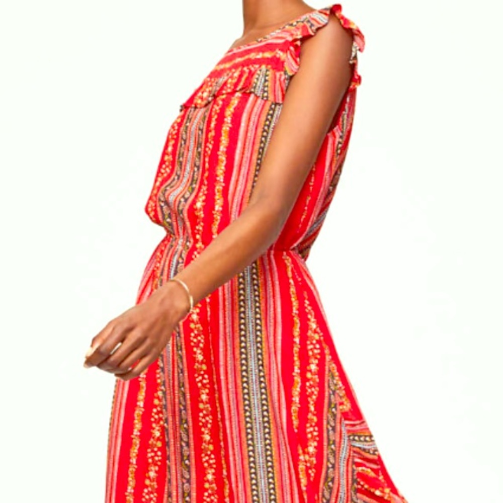 LOFT/ Sirena Ruffle Dress. Size M.